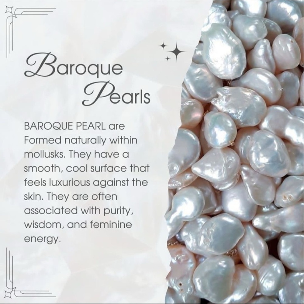 🌊Fresh Water Baroque Pearl Bracelet - Picture 5 of 5